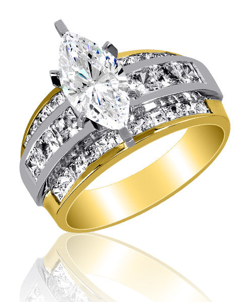Choose in 14 KT Gold, 18 KT Gold or Platinum 950  - Build Your Ring