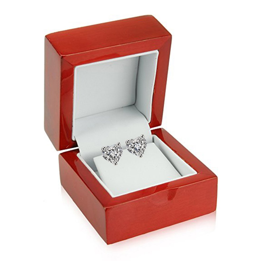 PLATINUM 950 HEART. Choose From 0.25 CTW To 10.00 CTW