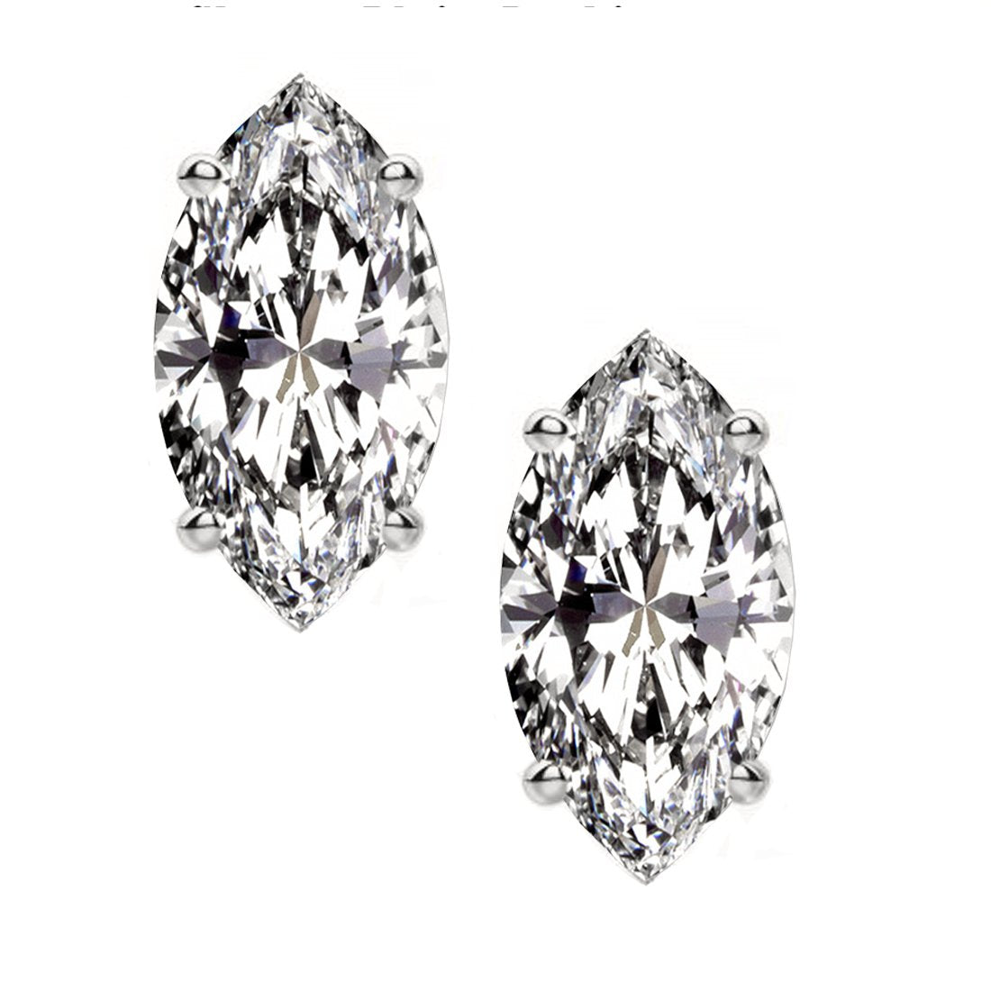 PLATINUM 950 MARQUISE. Choose From 0.25 CTW To 10.00 CTW