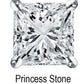 10mm Princess Stone Cubic Zirconia Stone -  5.0 Carat Loose Stone.
