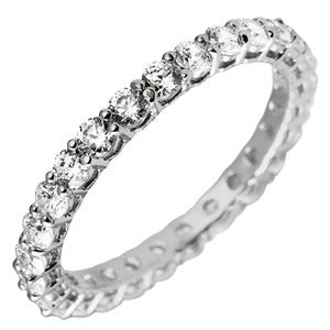 Eternity Band With Round Stones In 5.00 Carat Total Weight.