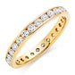 Eternity Band With Round Channel Set Stones In 1 Carat Total Weight.
